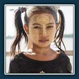 Anja Bender- Gesichter Myanmars - Mädchen